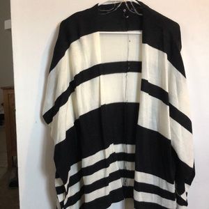 Black and white cardigan